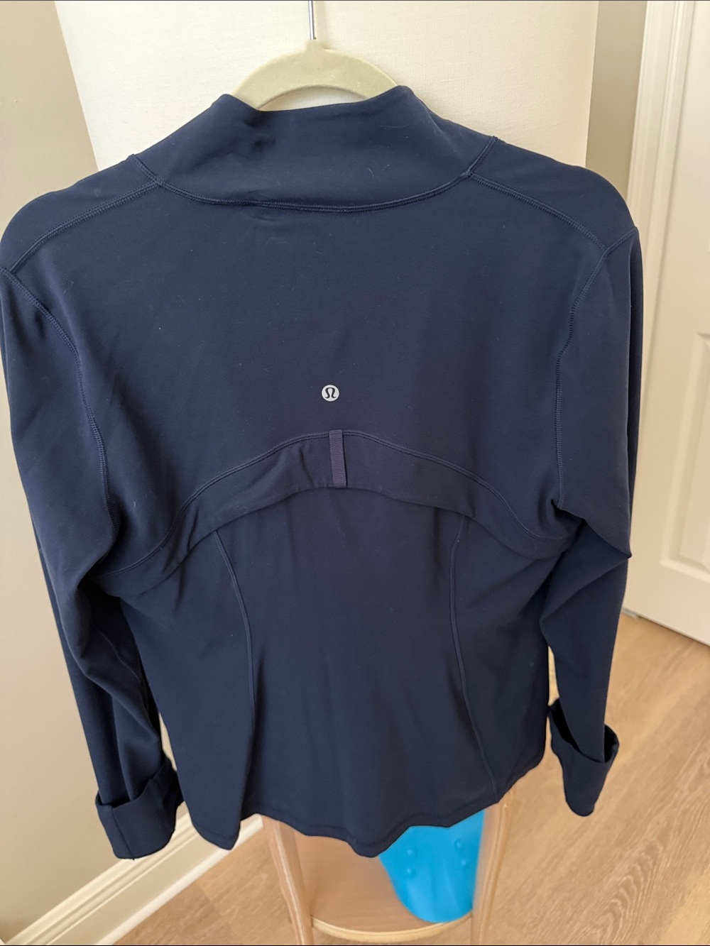 lululemon athletica Navy Zip-Front Bomber Jacket - Picture 3 of 3